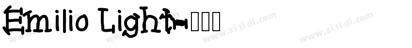 Emilio Light字体转换